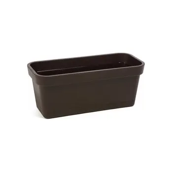 Truhlík Plastový truhlík Lobelia 400 mm, mocca