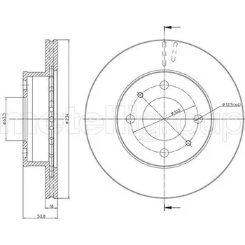 Brzdový kotouč Brzdový kotouč METELLI 23-0836