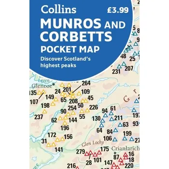 Populárně naučná literatura pro dospělé Munros and Corbetts Pocket Map - Collins Maps