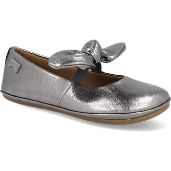 Dívčí baleríny Baleríny Camper - Right Kids Alu Meteor stříbrné Velikost: 35