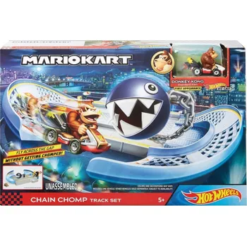 Dětské zboží Mattel Hot Wheels Mario Kart Závodní dráha Chain Chomp GKY48
