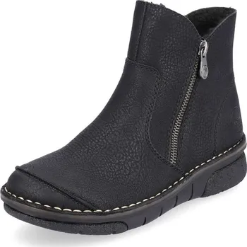 Dámské kozačky Dámská kotníková obuv RIEKER 73357-00 černá W5 41