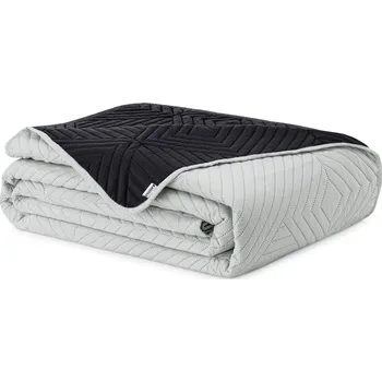 Přehoz na lůžko Restilo SOFTA 260x280 černo-šedý