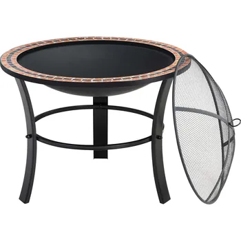 Kulatý mozaikový krb Fuoco