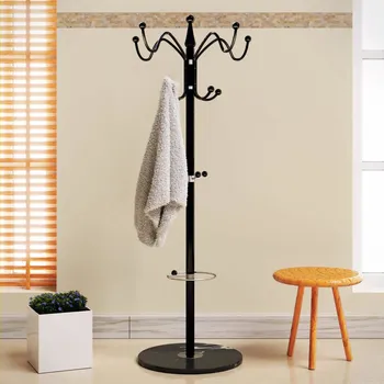 Věšák Casaria® Věšák na oblečení 173cm| černý