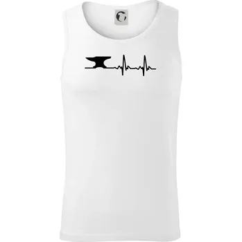 EKG kovář - Tílko pánské Core - XL ( Bílá )