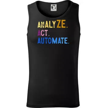 Pánské termoprádlo Analyze act automate - Tílko pánské Core - S ( Černá )