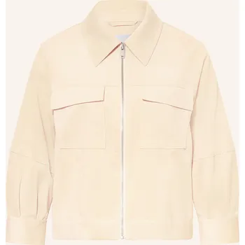 Dámský blejzr Opus Dámská Manšestrová Bunda Hamoni S 3/4 Rukávem, béžová, 44