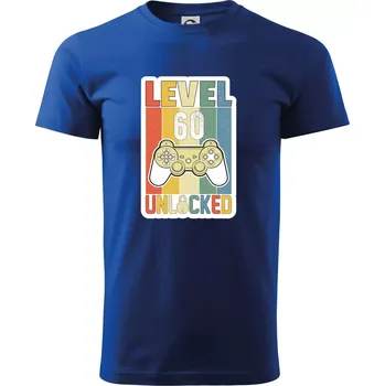 Pánské tričko Gaming narozeniny 60 - Triko extra velké (5-8XL) - 8XL ( Královská modrá )
