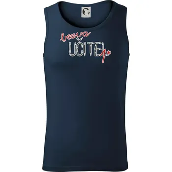 Bezva učitel tužka - Tílko pánské Core - XL ( Námořní modrá (velmi tmavá - téměř černá) )