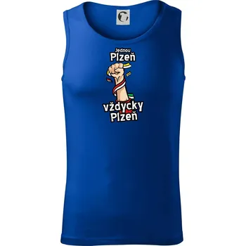 Pánská móda Jednou Plzeň vždycky Plzeň - Tílko pánské Core - 2XL ( Královská modrá )
