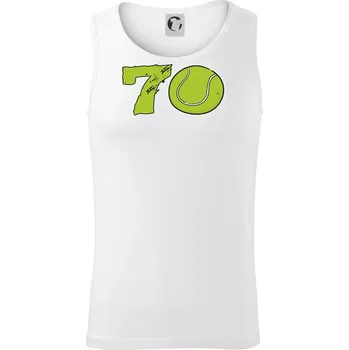 Tenis kulaté narozeniny 70 - Tílko pánské Core - XL ( Bílá )