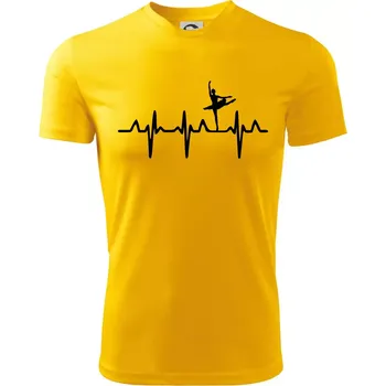 Chlapecké oblečení EKG balet - Dětské triko sportovní (dresovina) - 158 cm/12 let ( Žlutá )