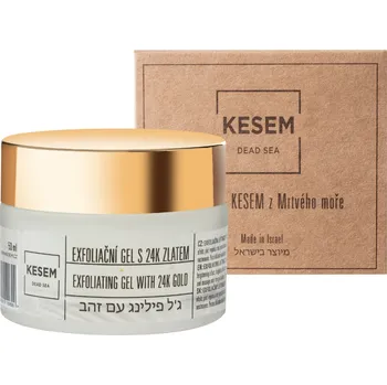 KESEM Dead sea Exfoliační gel s 24K zlatem, 50 ml