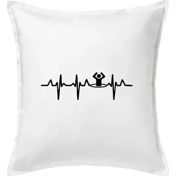 Polštář EKG otužování - Polštář 50x50 - 50x50 - Pouze potah ( Bílá )