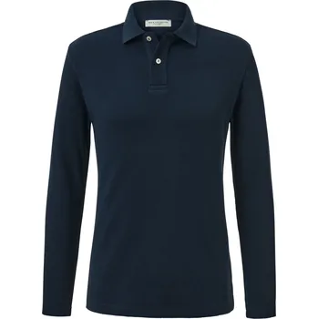 Pánské tričko 689881 - Tchibo - Polokošile s dlouhým rukávem - pro muže - vel. L 52/54 - barva: modrá