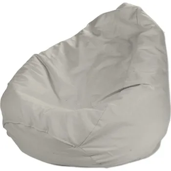 Sedací pytel Sedací vak s volbou látky - 3 velikosti, stříbrošedá, Ø50 x 85 cm, Cotton Panama