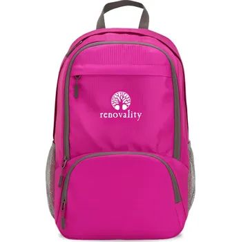 Městský batoh Renovality Batoh modrý/růžový růžový 35 l