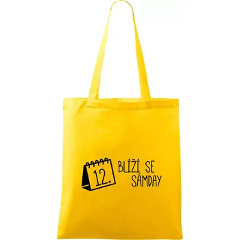 Blíží se Sámday - Taška bavlněná - 42 x 38 cm ( Žlutá )
