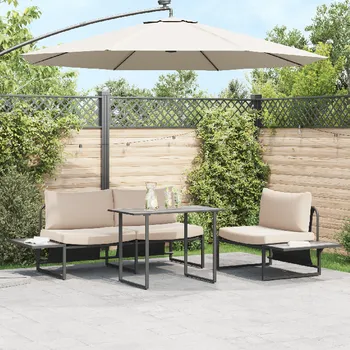 Zahradní stůl vidaXL Zahradní stůl Šedá 100 x 55 x 70 cm dřevo