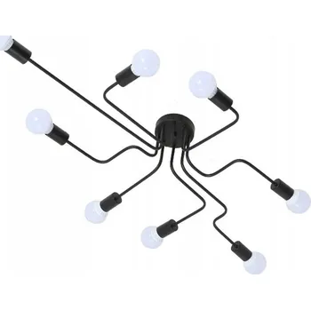Toolight - Stropní / nástěnné svítidlo Agaro Spider 8xE27, černá, OSW-06606