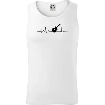 Pánské termoprádlo EKG akustická kytara - Tílko pánské Core - 2XL ( Bílá )