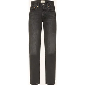 Dámské oblečení Levi's® Dámské Straight Džíny 501, 00 med indigo - worn in, 36