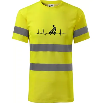 EKG masáž - Triko reflexní - HV PROTECT - L ( Neonově žlutá )