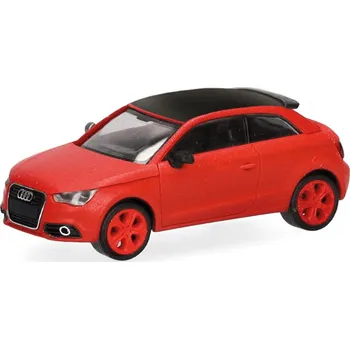 autíčko Audi S1 červené s černou střechou Herpa 034531-002