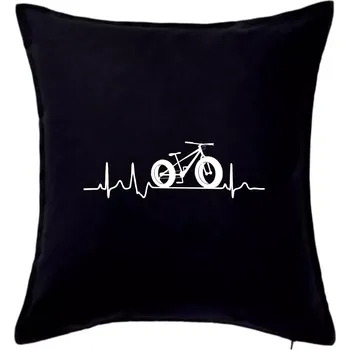 Polštář EKG fatbike - Polštář 50x50 - 50x50 - Pouze potah ( Černá )
