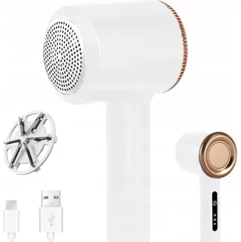 Dobíjecí holicí strojek pro odstraňování žmolků z oděvů 6 břitů