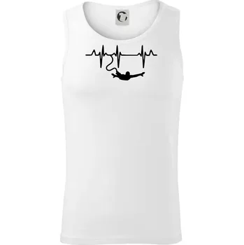 Pánské termoprádlo EKG bungee jumping - Tílko pánské Core - S ( Bílá )