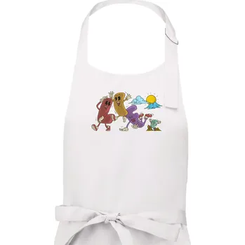 Kuchyňská zástěra Jak jde život - Dámská zástěra na vaření - Univerzální velikost ( Bílá )