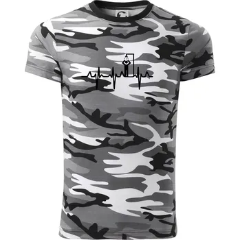 EKG otužování sprcha - Army CAMOUFLAGE - XS ( Šedý maskáč )