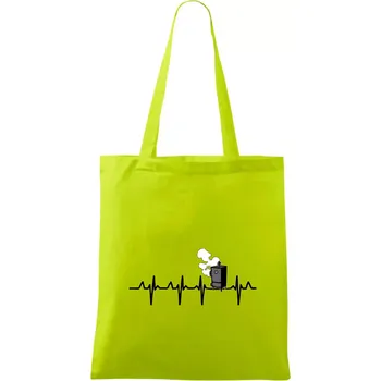 EKG udírna - Taška bavlněná - 42 x 38 cm ( Limetková )