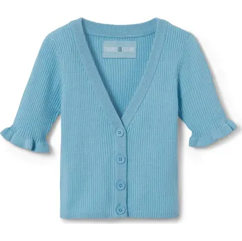 Dámský svetr 643956 - Tchibo - Pletený propínací svetr - pro dívky - vel. 122/128