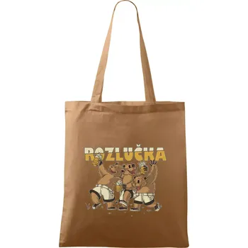 Nákupní taška Rozlučka medvědi - Taška bavlněná - 42 x 38 cm ( Cappuccino )