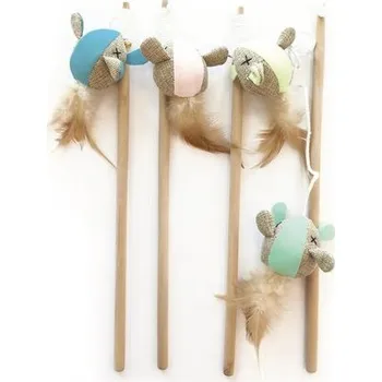 Hračka pro kočku M-Pets Mouse škádlítko (mix barev)