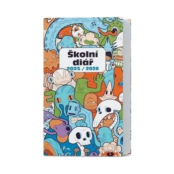 Diář Školní diář Kamil, týdenní, Monstra