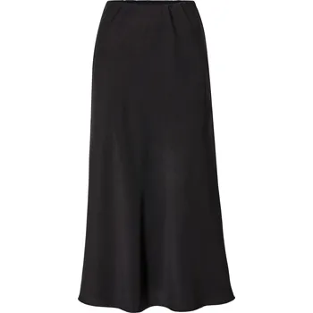 Dámská sukně esmara® Dámská saténová midi sukně (černá, 36)