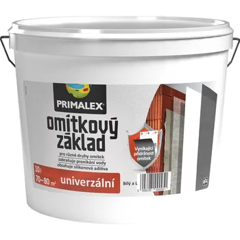 Fasádní barva PRIMALEX omítkový základ univerzální základní nátěr 5 l I - Bílá | S 0500-N