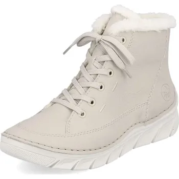 Dámské kozačky Dámská kotníková obuv RIEKER 55005-60 béžová W5 37