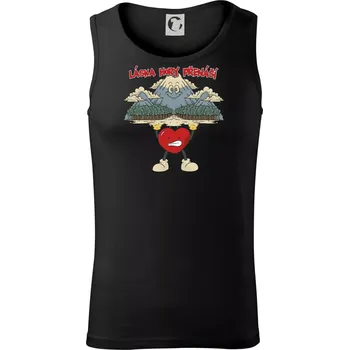 Pánské termoprádlo Láska hory přenáší - Tílko pánské Core - M ( Černá )