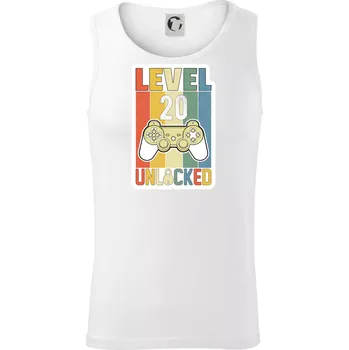 Gaming narozeniny 20 - Tílko pánské Core - XL ( Bílá )