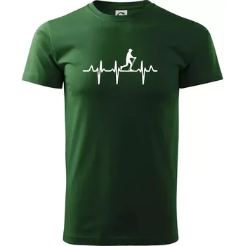EKG nordic walking muž - Triko extra velké (5-8XL) - 8XL ( Lahvově zelená )