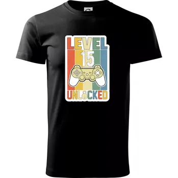 Pánské tričko Gaming narozeniny 15 - Triko extra velké (5-8XL) - 8XL ( Černá )