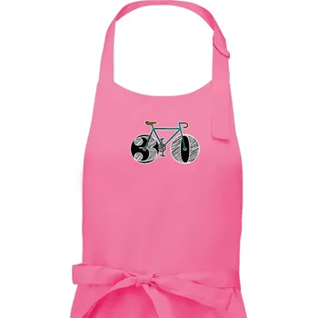 Kuchyňská zástěra Narozeniny 30 let na kole - Pánská zástěra na vaření - Univerzální velikost ( Růžová )