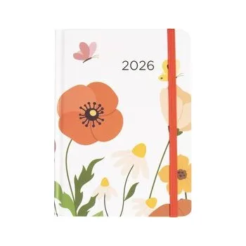 Kalendář Albi Kalendarz 2026 B6 dzienny. Maki 2026