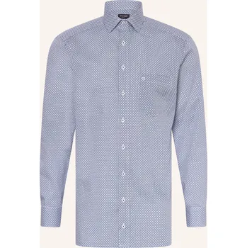 Olymp Pánská Košile Luxor Modern Fit, tmavě modrá / bílá, 45