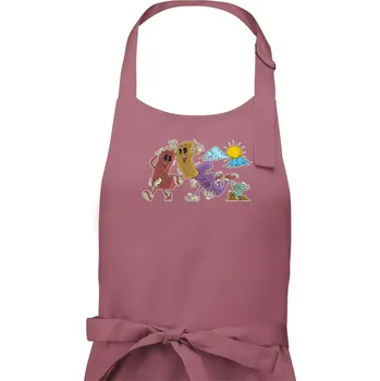 Kuchyňská zástěra Jak jde život - Dámská zástěra na vaření - Univerzální velikost ( Starorůžová )